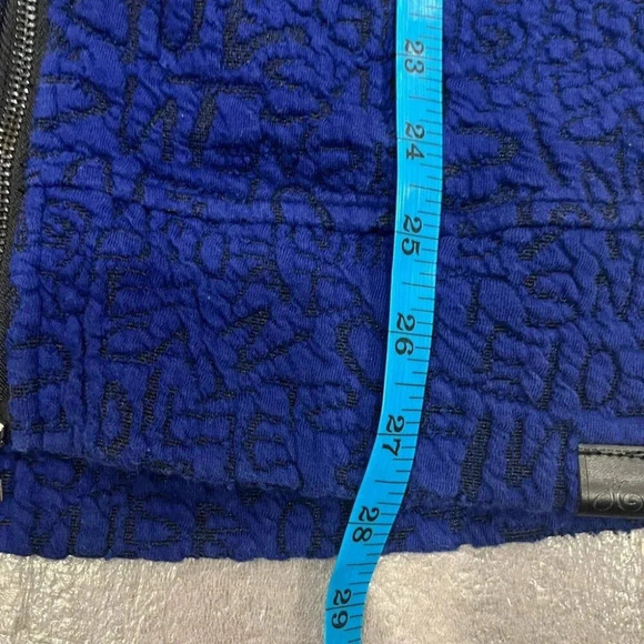 [XS] TONIA DEBELLIS Blue Black MOLLY  JACKET - Picture 7 of 9